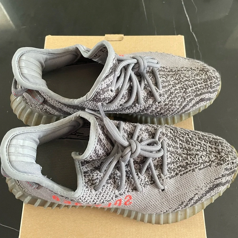adidas gazelle silver green womens adidas Yeezy Boost 350 V2 Carbon Beluga – The Ballgame main image 0